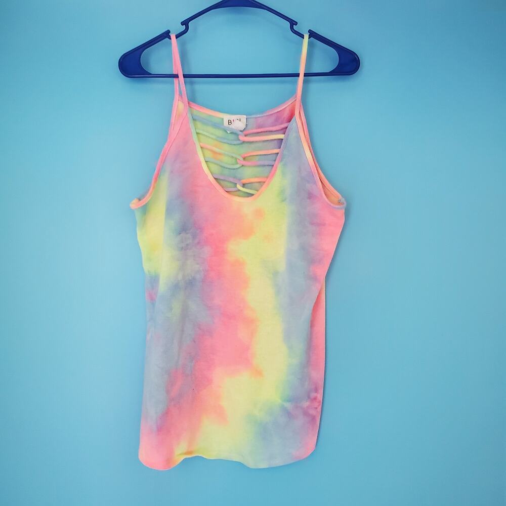 Vintage Bibi Top Size Small Tie Dye Knit